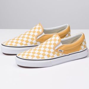 Yellow Checked Vans